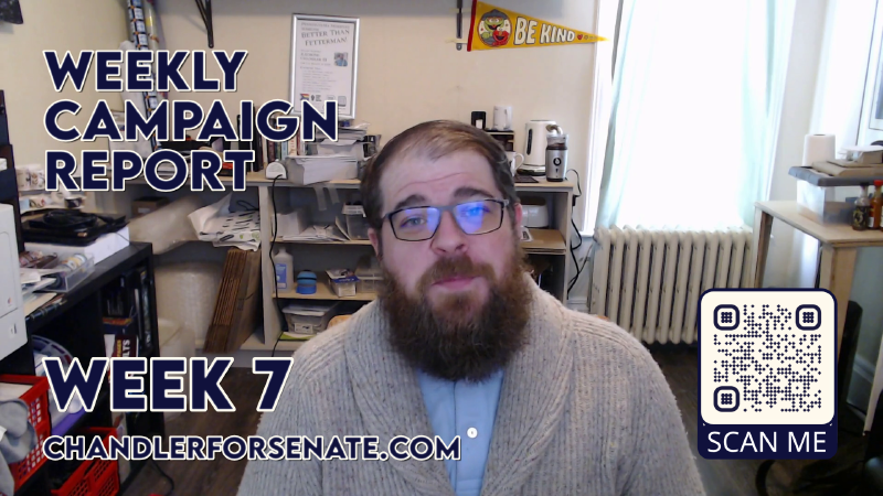 The title card for this weekly report. It's just me in my office. Nothing special. I'm smiling, I guess. Yeah... How are you doing by the way? Do you have everything you need? Yes. I'm talking to you. The person using the screen reader. I see you, and I am here for you too. End of alt text.